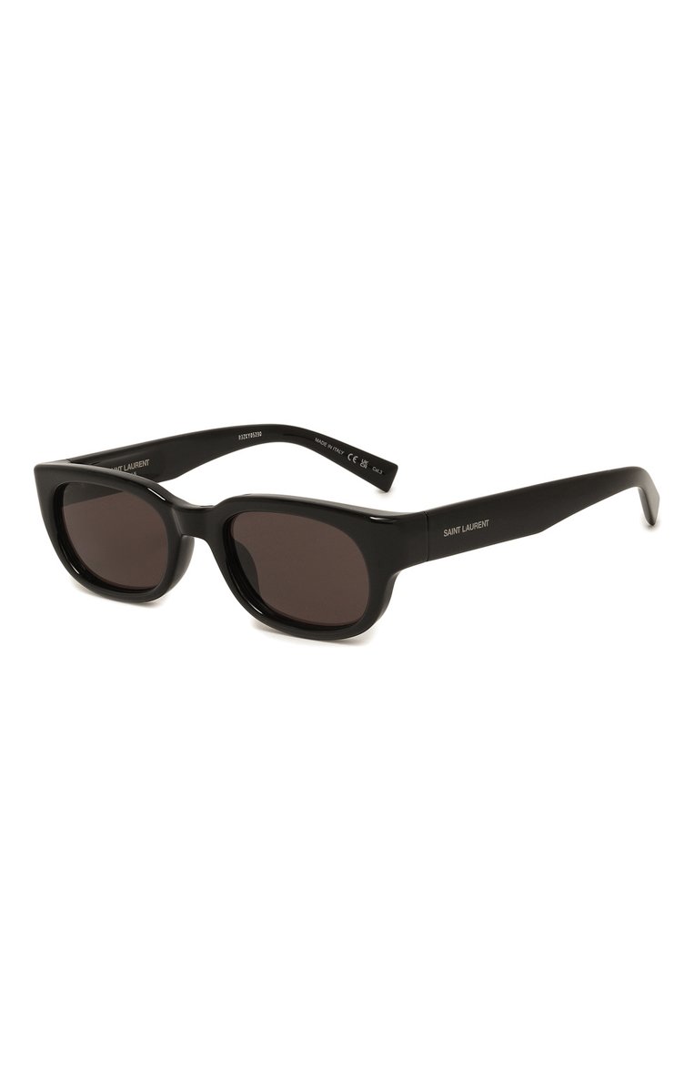Женские солнцезащитные очки SAINT LAURENT черного цвета, арт. SL 642 001 | Фото 1 (Нос: Не проставлено; Региональные ограничения белый список (Axapta Mercury): Не проставлено; Материал: Пластик; Тип очков: С/з; Очки форма: Прямоугольные; Оптика Гендер: оптика-женское)