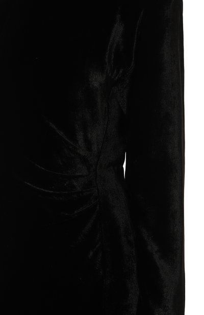 Платье из вискозы и шелка WHO_AM, арт. FD1-SV238-BLK/Velvet, фото 5