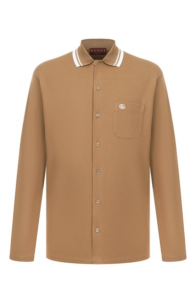 Мужская хлопковая рубашка GUCCI, арт. 815513/XJG16