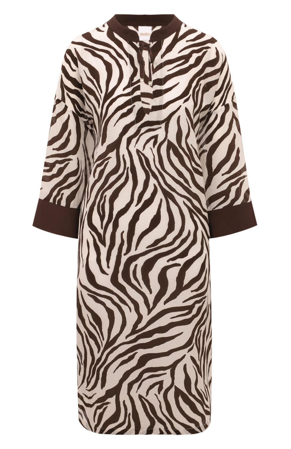 Шелковая туника WEEKEND MAX MARA кремового цвета по цене 62710 руб., арт. CLASSE 241622102, фото 1 Шелковая туника WEEKEND MAX MARA, арт. CLASSE 241622102, фото 1