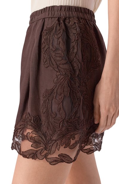 Шорты изо льна и вискозы MAURIZIO, арт. W01370781, фото 5