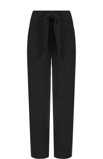 Укороченные вязаные брюки с поясом NANUSHKA, арт. TIGRE_CHARC0AL, фото 1