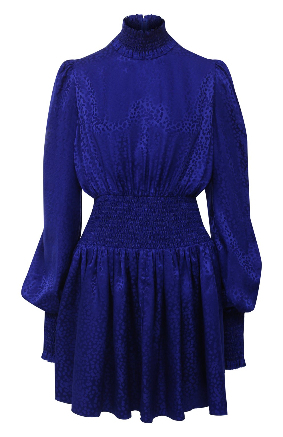 Шелковое платье BALMAIN синего цвета по цене 178500 руб., арт. UF16306/S055, фото 1 Шелковое платье BALMAIN, арт. UF16306/S055, фото 1