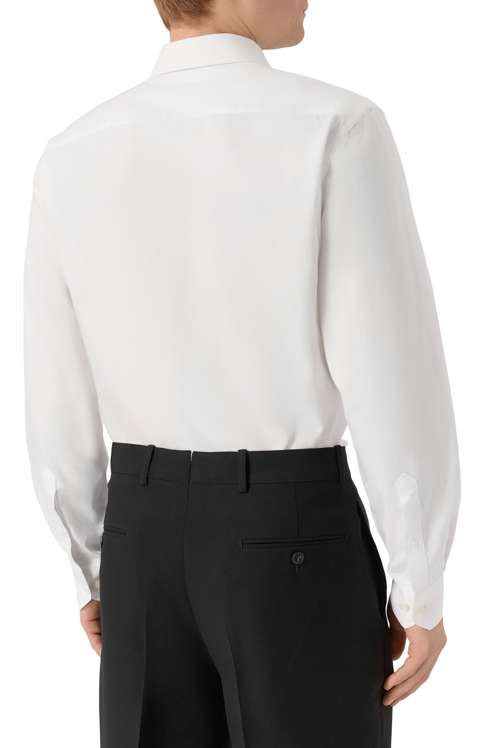 Сорочка из хлопка и шелка 12 STOREEZ, арт. 126420, фото 4