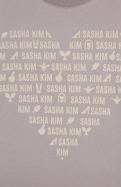Хлопковая футболка SASHA KIM, арт. УТ-00000621, фото 3