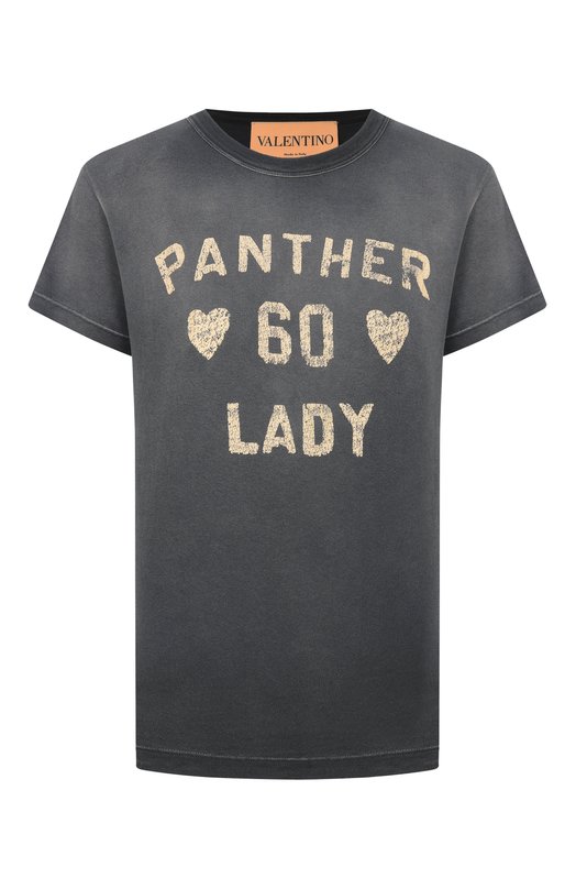 Хлопковая футболка Valentino 8B3MG24Y/9GL Серый 8B3MG24Y/9GL