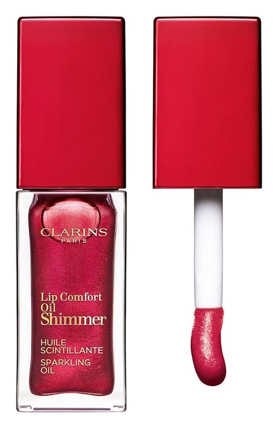 Мерцающее масло для губ lip comfort oil shimmer, 08 burgundy wine (7ml) CLARINS, арт. 80074351, фото 1
