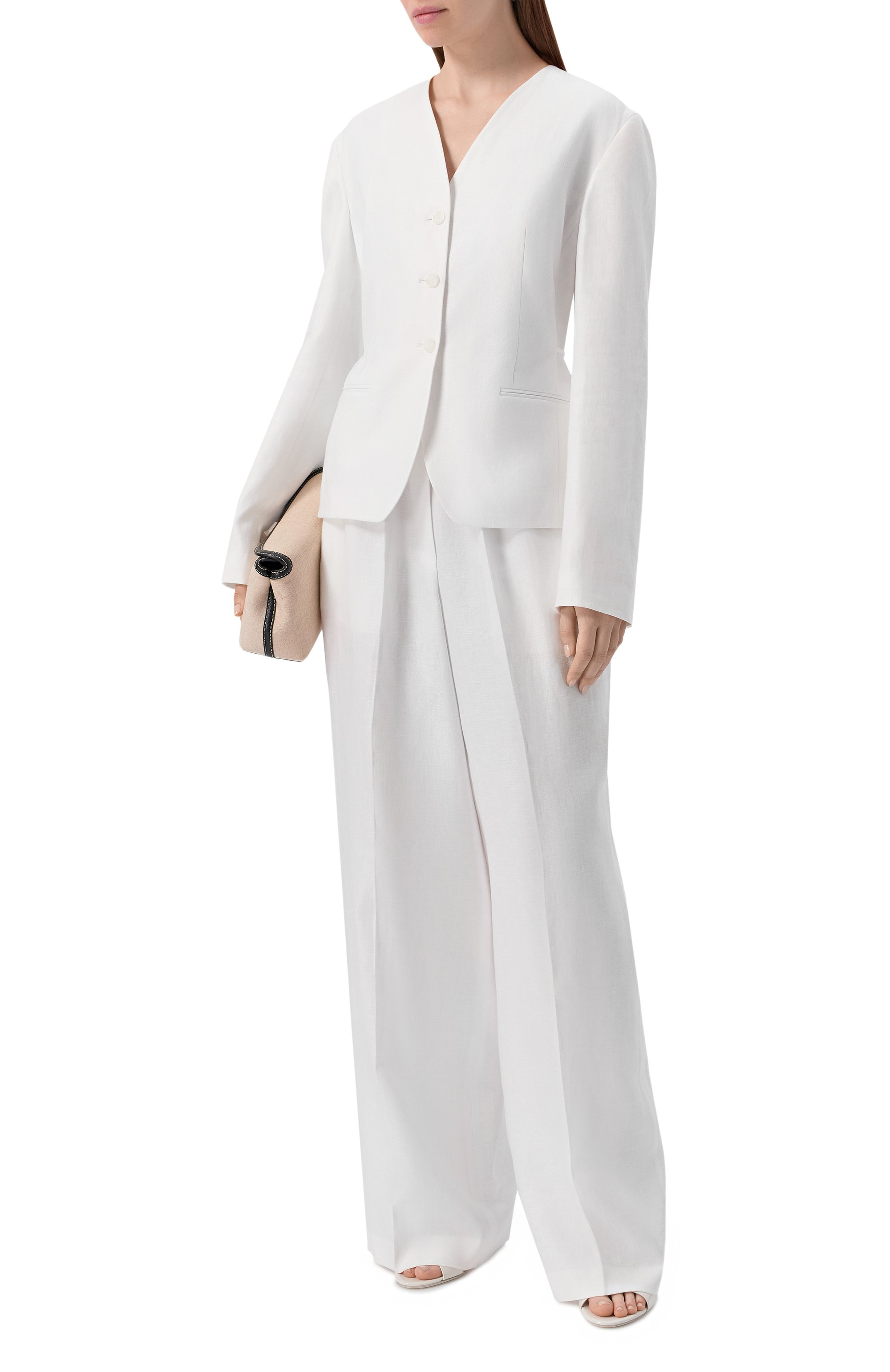 Льняной жакет 12 STOREEZ, арт. 137556, фото 2