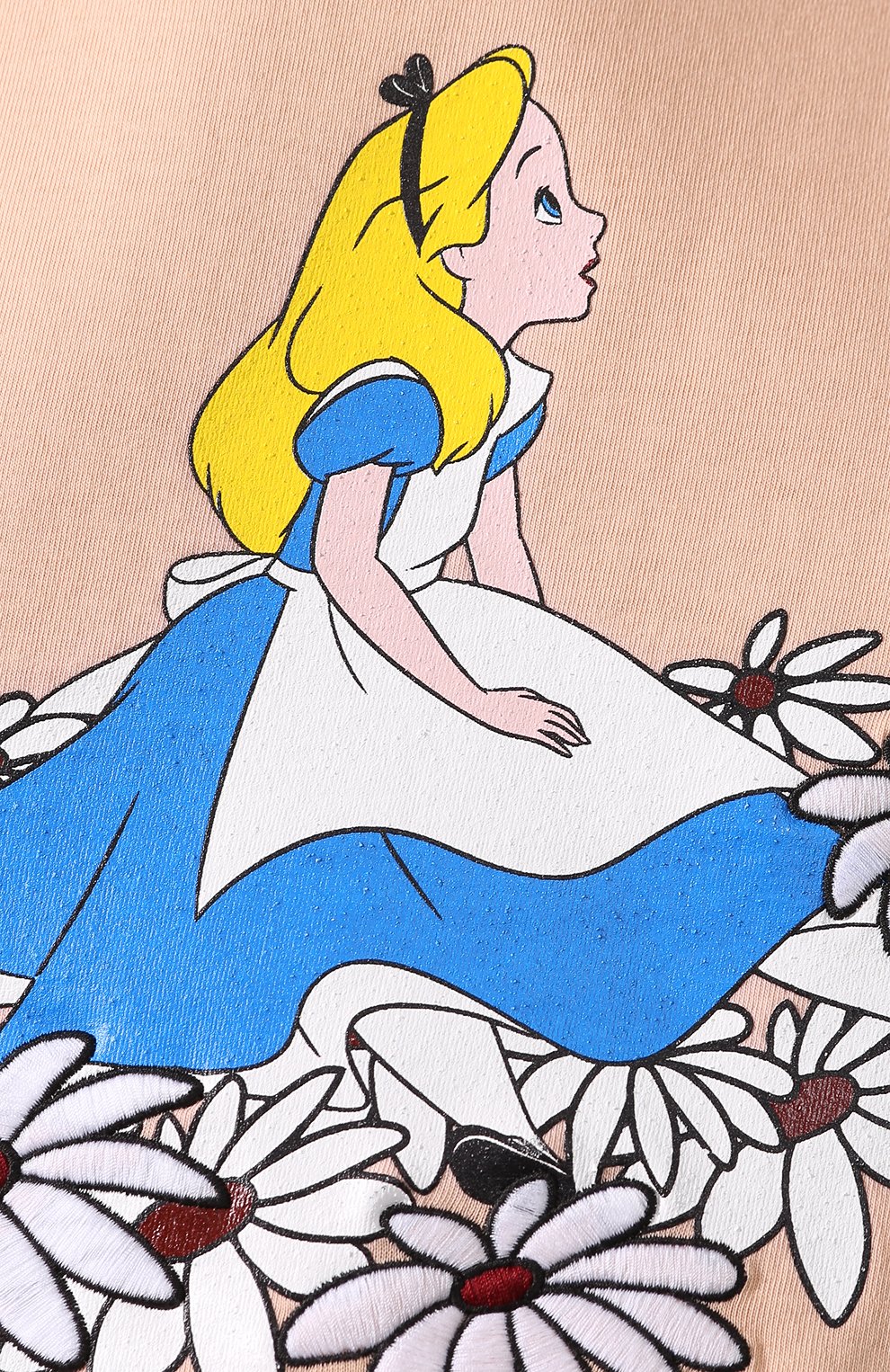 Хлопковая футболка MIU MIU, арт. MJN195-1WHU-F0075, фото 5