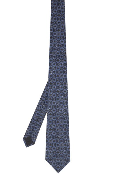 Шелковый галстук GUCCI синего цвета по цене 16600 руб., арт. 537898/4B009, фото 2 Шелковый галстук GUCCI, арт. 537898/4B009, фото 2
