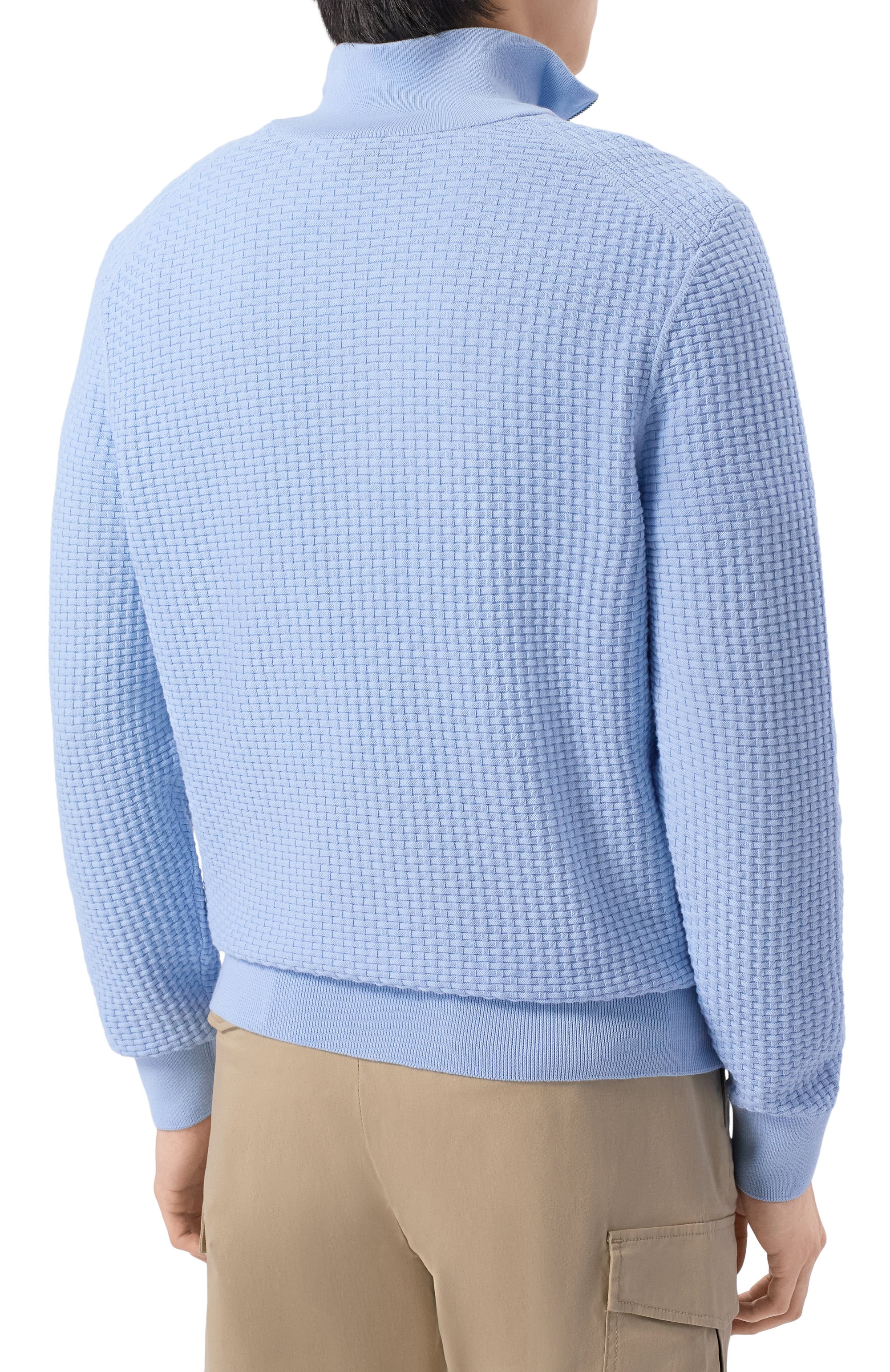 Хлопковый джемпер BOSS, арт. 50555118, фото 4