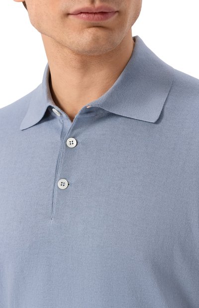 Хлопковое поло BRUNELLO CUCINELLI, арт. M29800125, фото 5