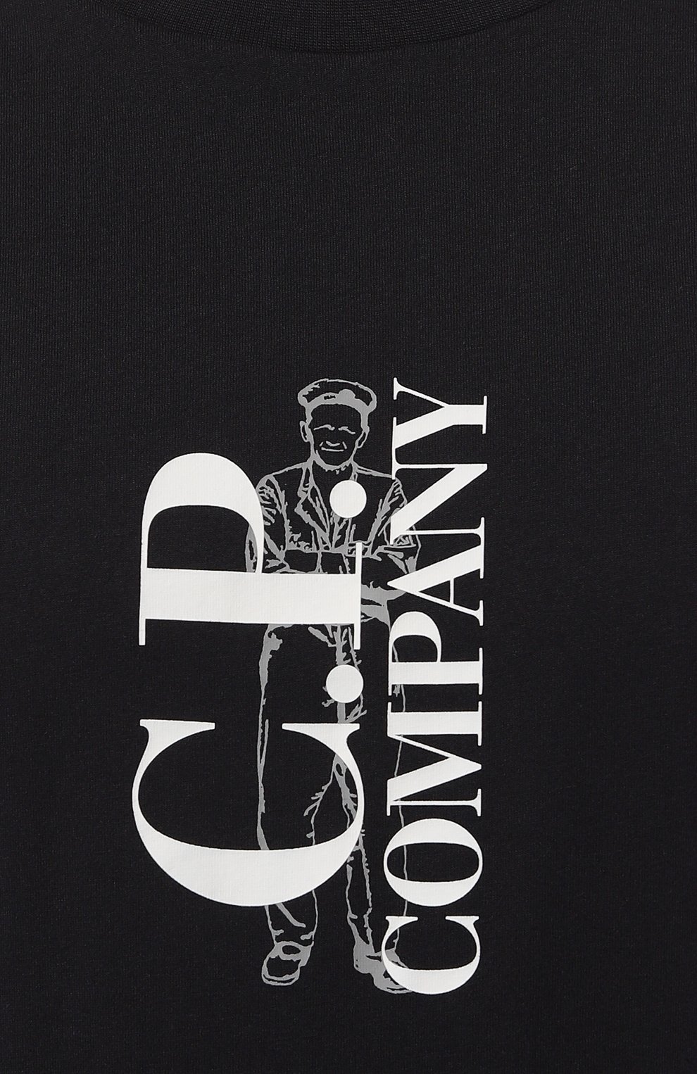 Хлопковая футболка C.P. COMPANY, арт. 16CMTS139A005100W, фото 5