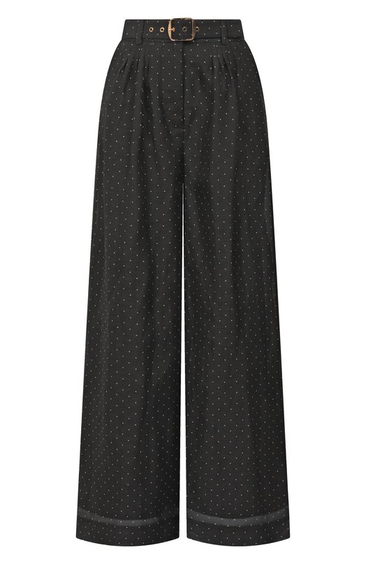 Брюки изо льна и шелка Zimmermann 5526PF253 Чёрный 5526PF253