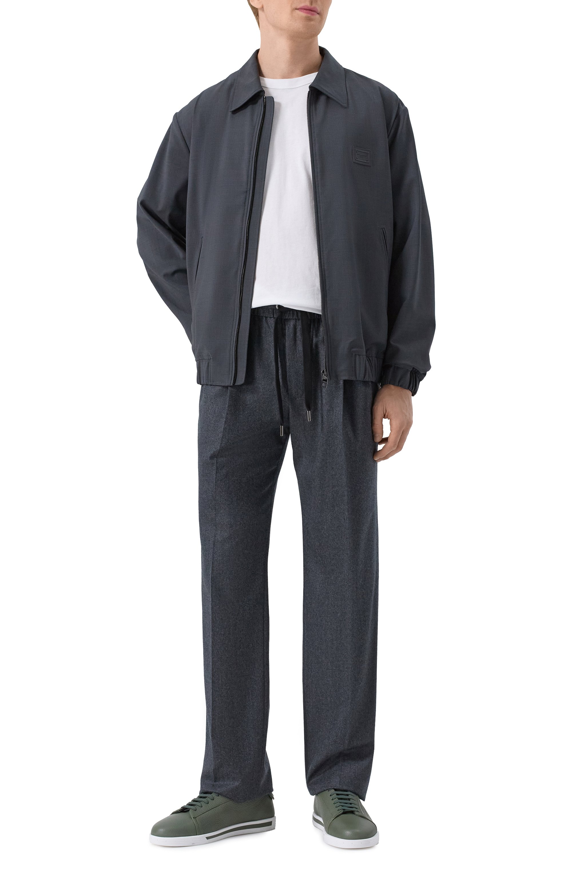 Шерстяные брюки DOLCE & GABBANA, арт. GP0D7T/GI251, фото 2