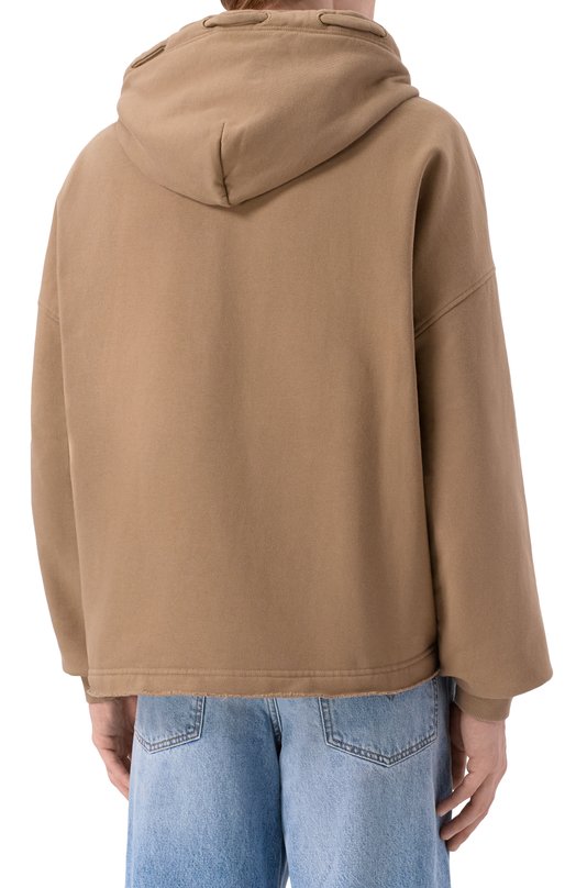 Хлопковая толстовка Dolce & Gabbana G9BVJT/G7PLA Бежевый  G9BVJT/G7PLA Фото 4