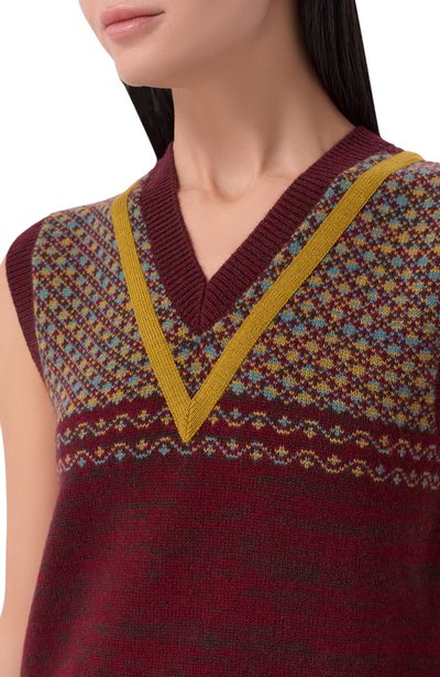 Жилет из кашемира и шерсти DRIES VAN NOTEN, арт. 011217/4757, фото 5