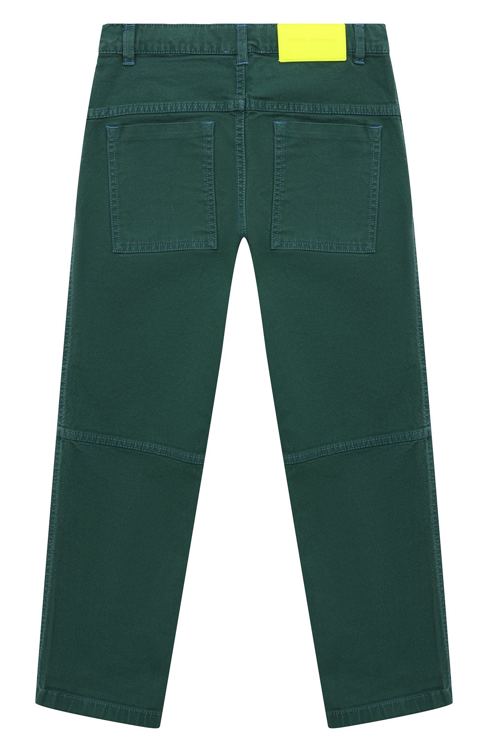 Хлопковые брюки MARC JACOBS (THE) зеленого цвета по цене 8755 руб., арт. W24296/6A-12A, фото 2 Хлопковые брюки MARC JACOBS (THE), арт. W24296/6A-12A, фото 2