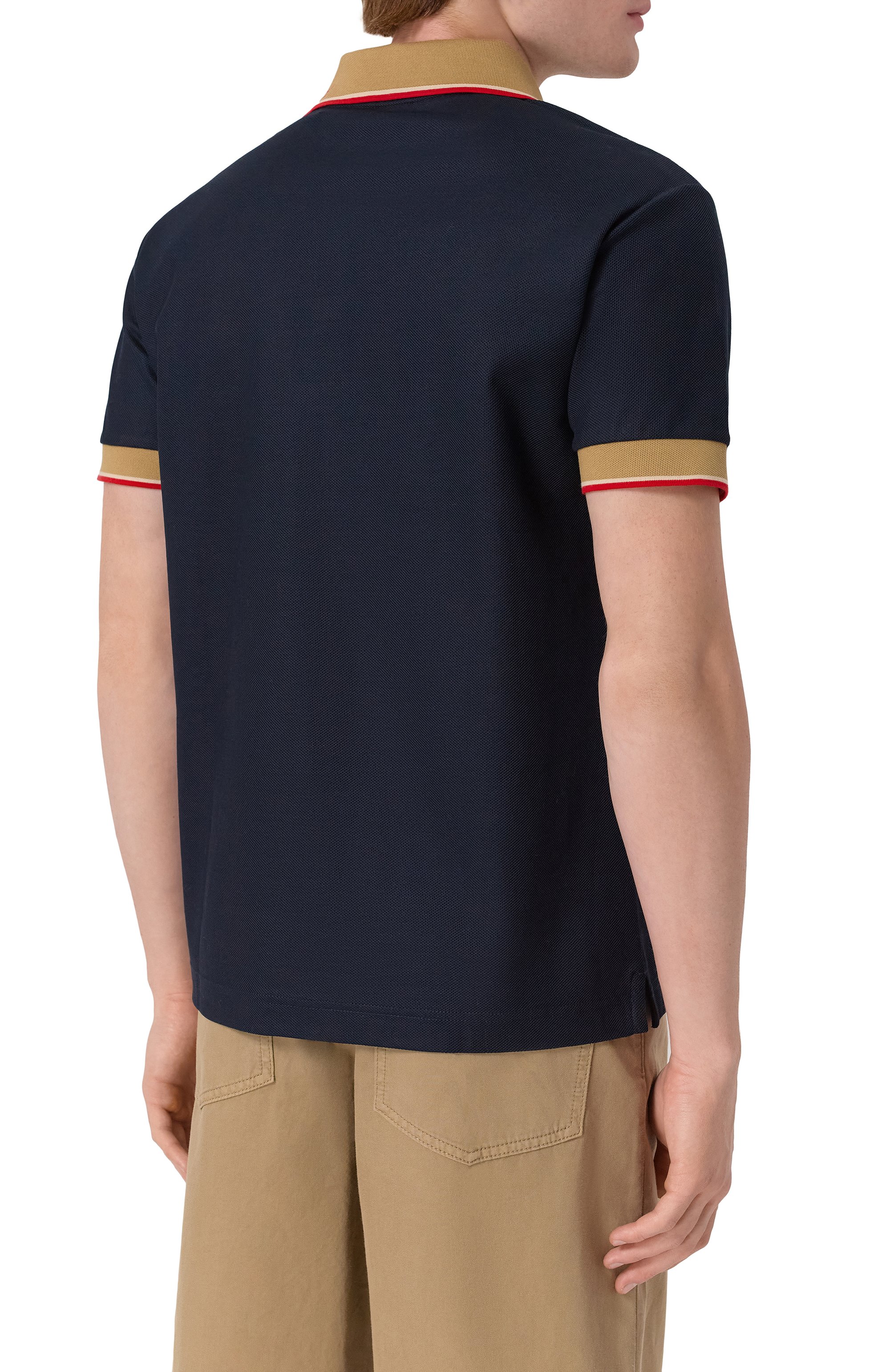 Хлопковое поло BURBERRY, арт. 8110094, фото 4