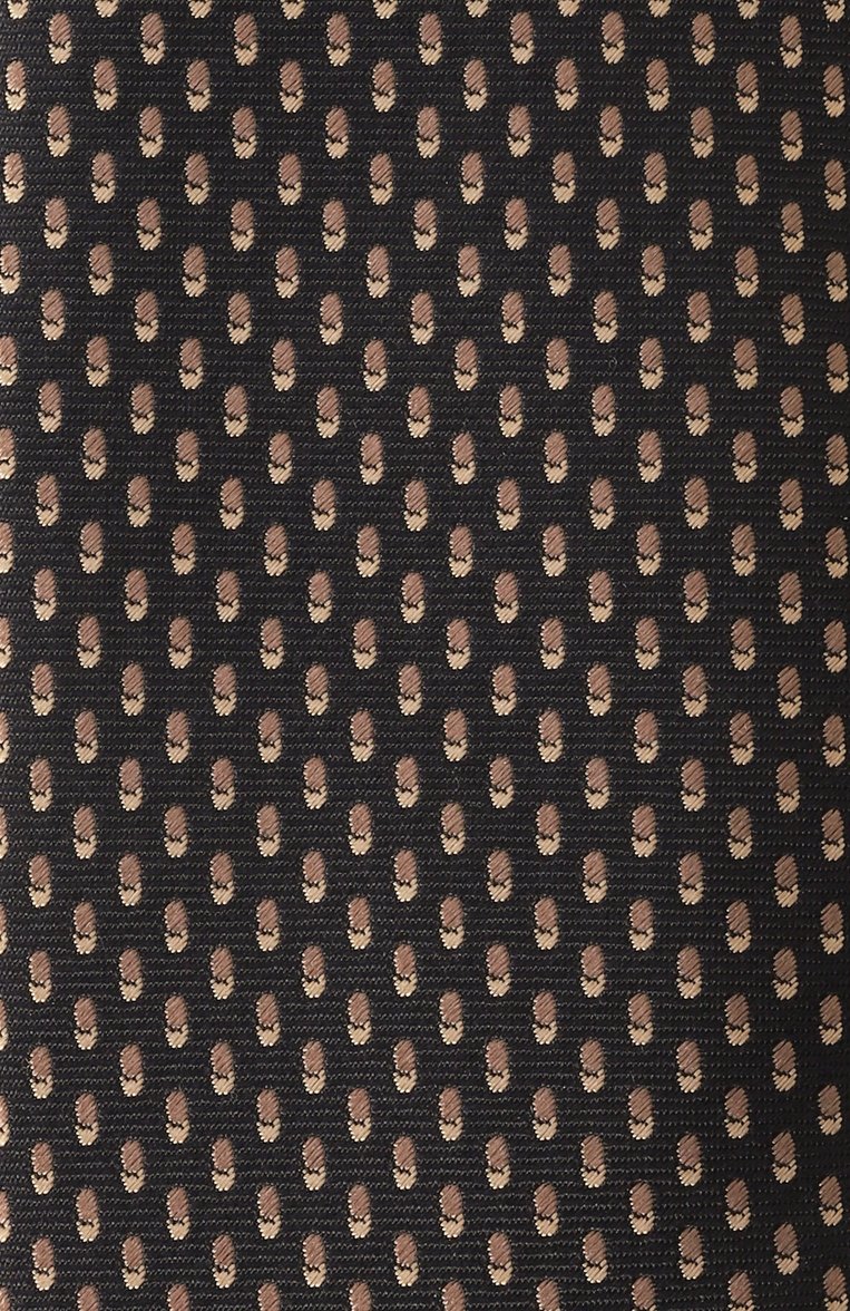 Мужской шелковый галстук DOLCE & GABBANA черного цвета, арт. GT149E/G0JYQ | Фото 4 (Нос: Не проставлено; Материал: Текстиль, Шелк; Принт: С принтом)