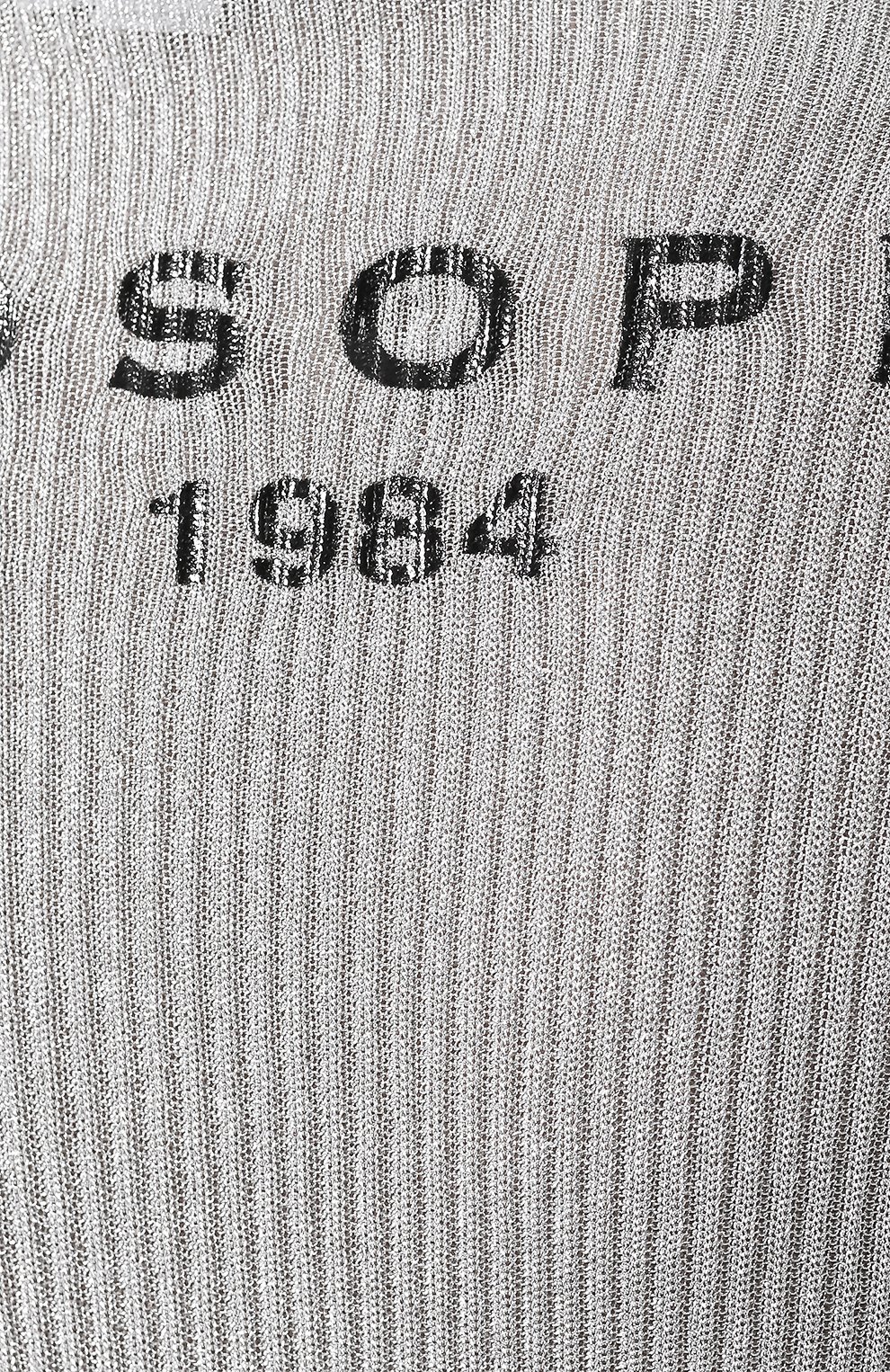 Пуловер из вискозы PHILOSOPHY DI LORENZO SERAFINI серебряного цвета по цене 52700 руб., арт. A0909/705, фото 5 Пуловер из вискозы PHILOSOPHY DI LORENZO SERAFINI, арт. A0909/705, фото 5