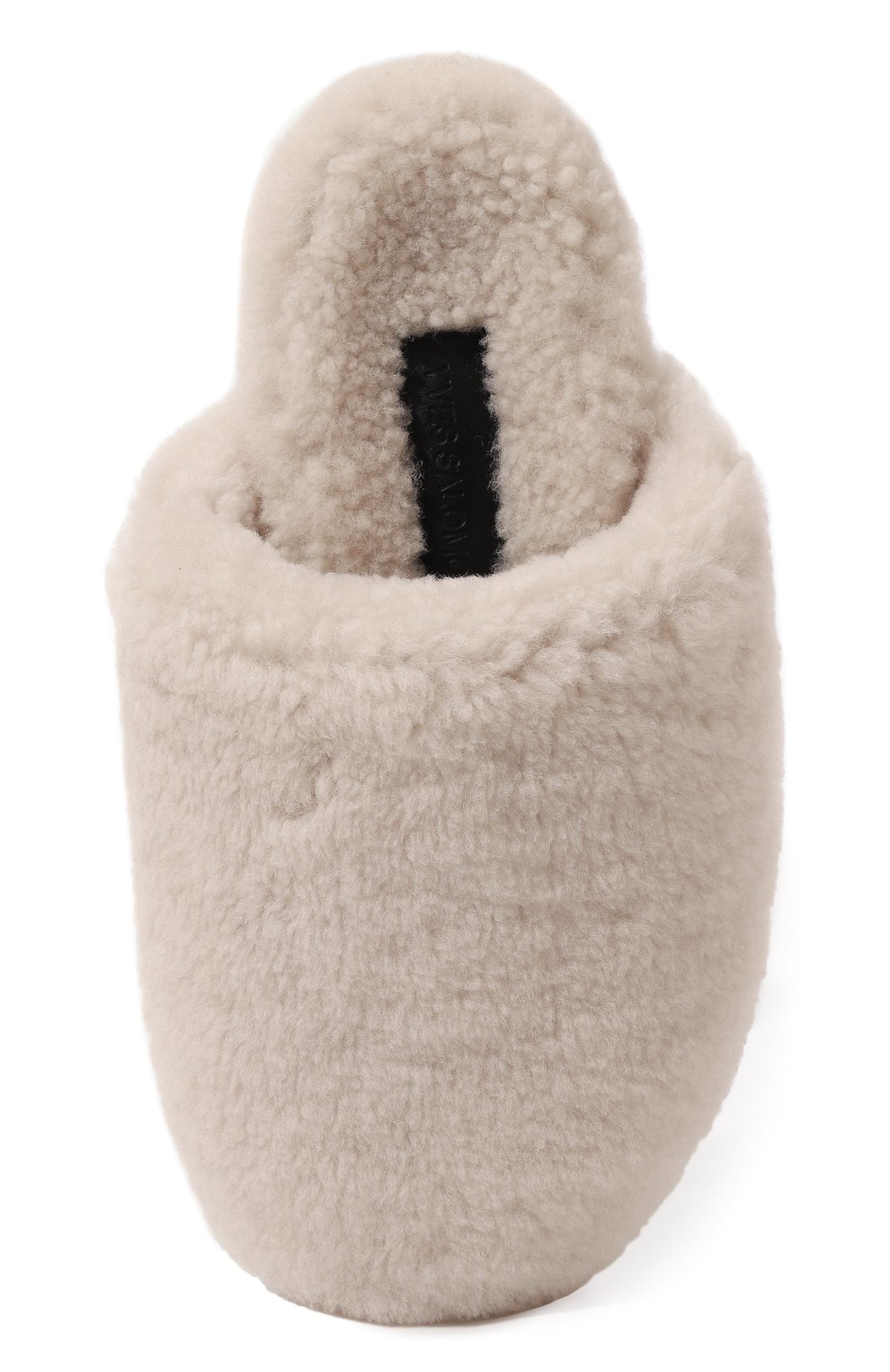 Домашние туфли из овчины YVES SALOMON кремового цвета по цене 49950 руб., арт. 23WAA342XXMECL, фото 6 Домашние туфли из овчины YVES SALOMON, арт. 23WAA342XXMECL, фото 6