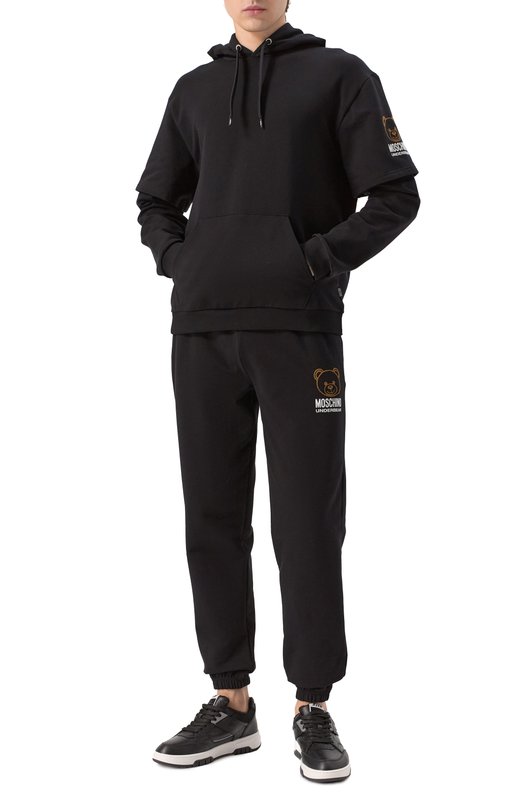Хлопковые домашние джоггеры Moschino 2