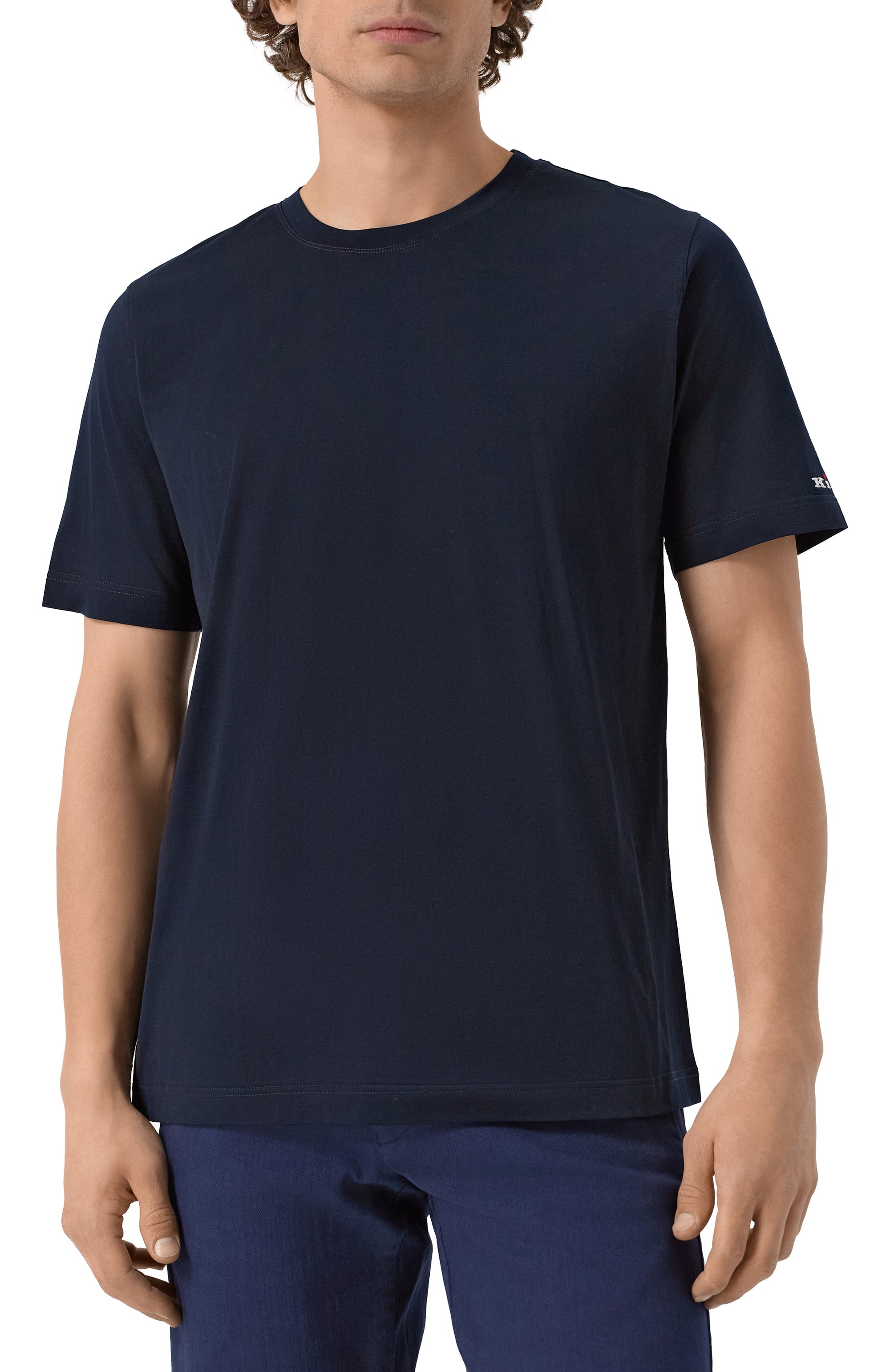 Хлопковая футболка KITON, арт. UMK0721K4, фото 3