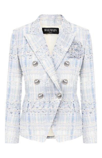Женский двубортный жакет BALMAIN, арт. SF27170/W051