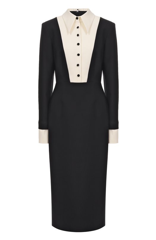 Шерстяное платье Shervarli DR25-0020 Чёрный DR25-0020