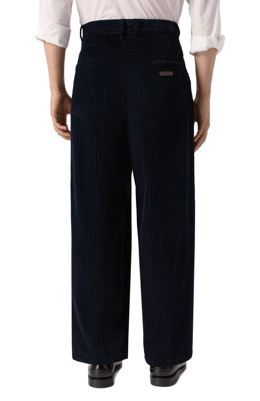 Вельветовые брюки Moschino A0344/5219 Синий  A0344/5219 Фото 4