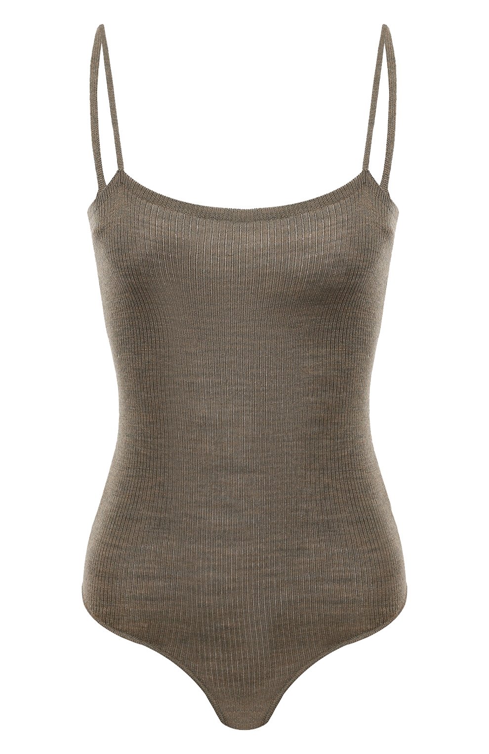 Шерстяное боди NOT SHY хаки цвета по цене 17300 руб., арт. 4308014, фото 1 Шерстяное боди NOT SHY, арт. 4308014, фото 1