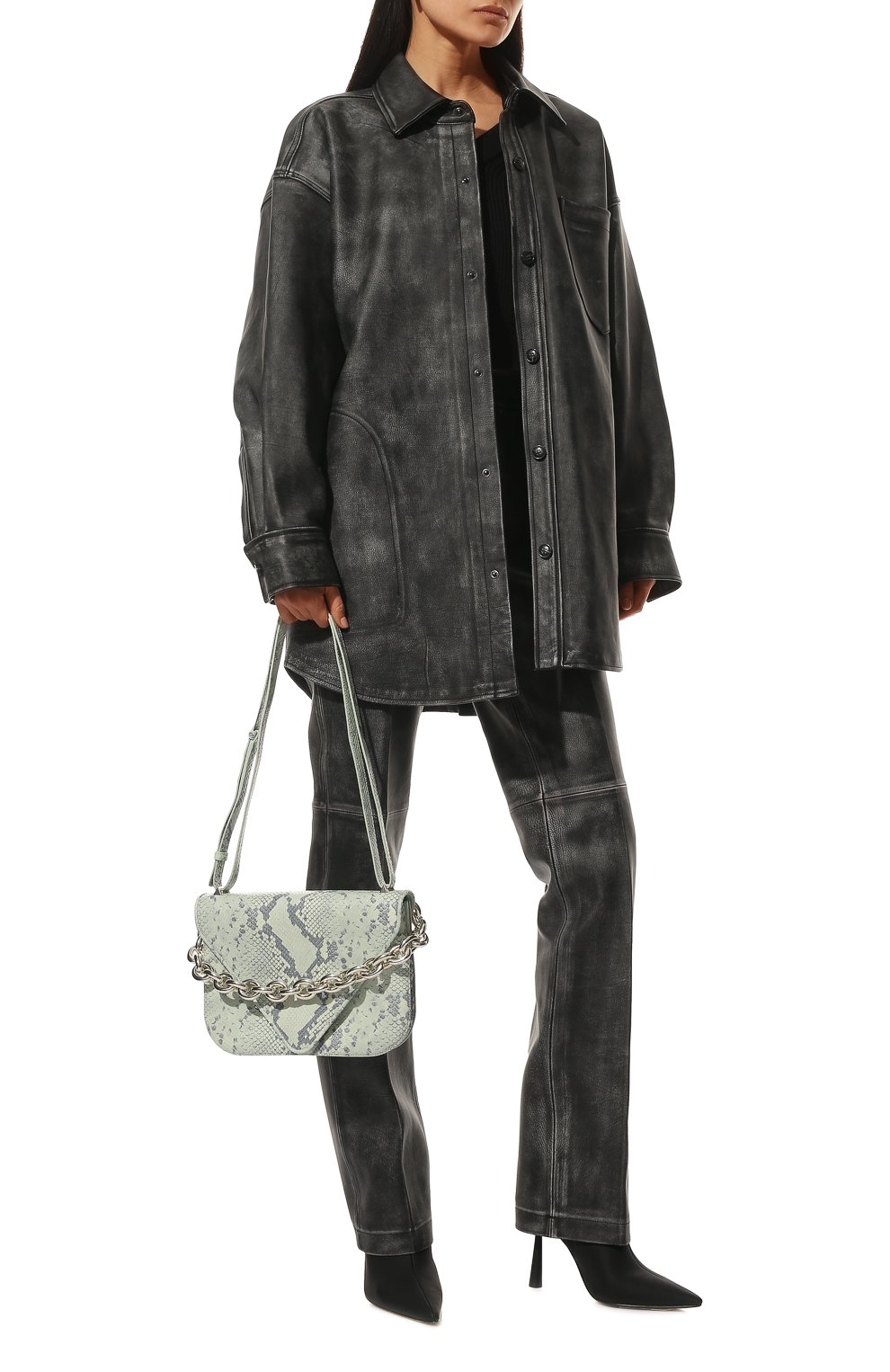 Кожаные брюки ALEXANDER WANG, арт. 1WC1224435, фото 2