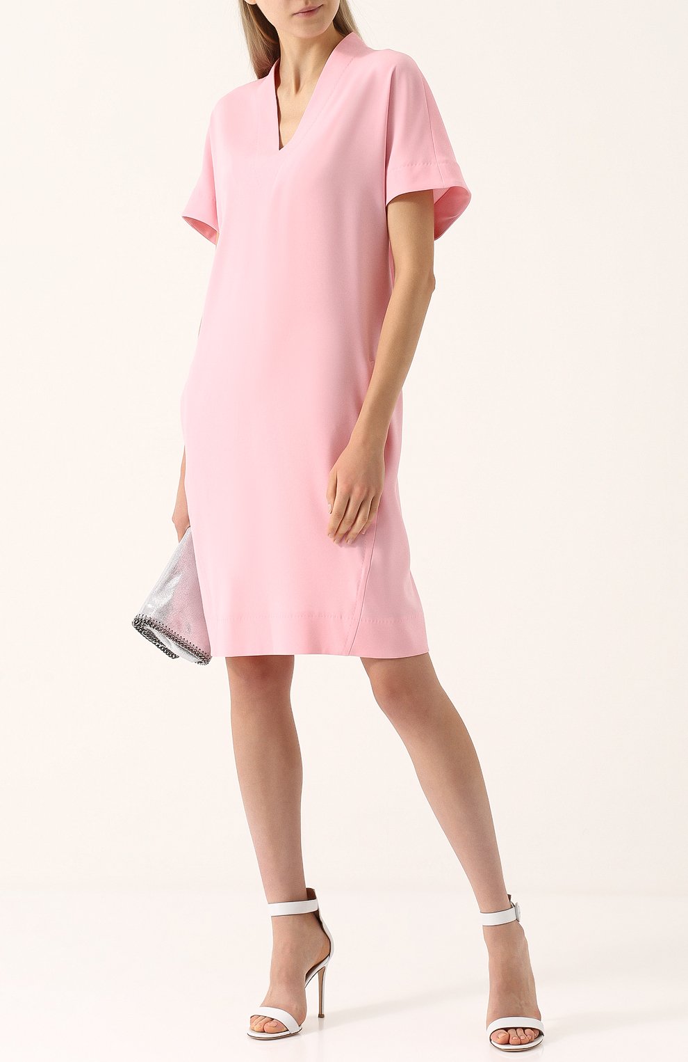 Платье-миди прямого кроя с v-образным вырезом и карманами ESCADA, арт. 5023392, фото 2