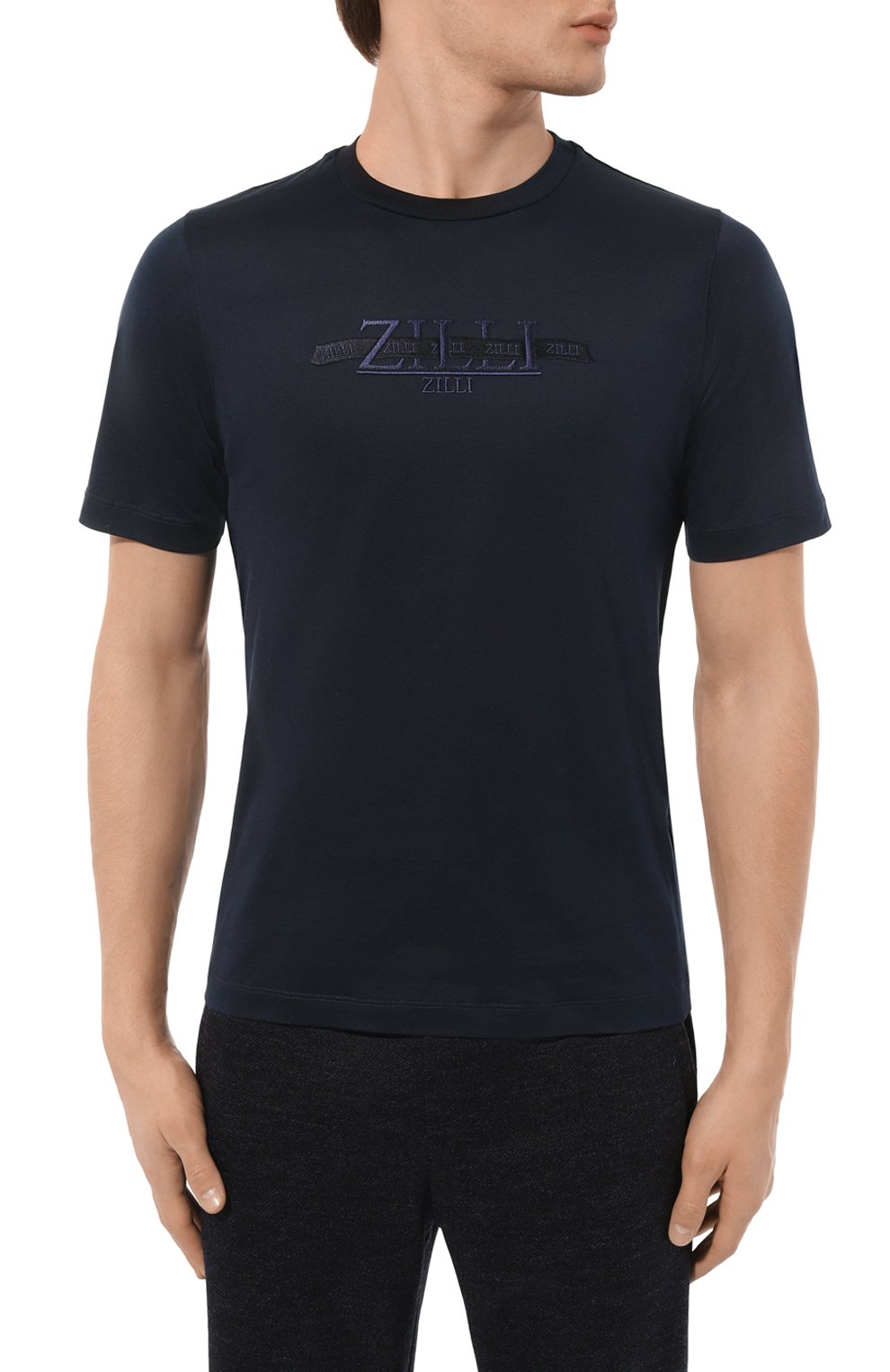 Хлопковая футболка ZILLI, арт. TSR001M0110VLGS00, фото 3