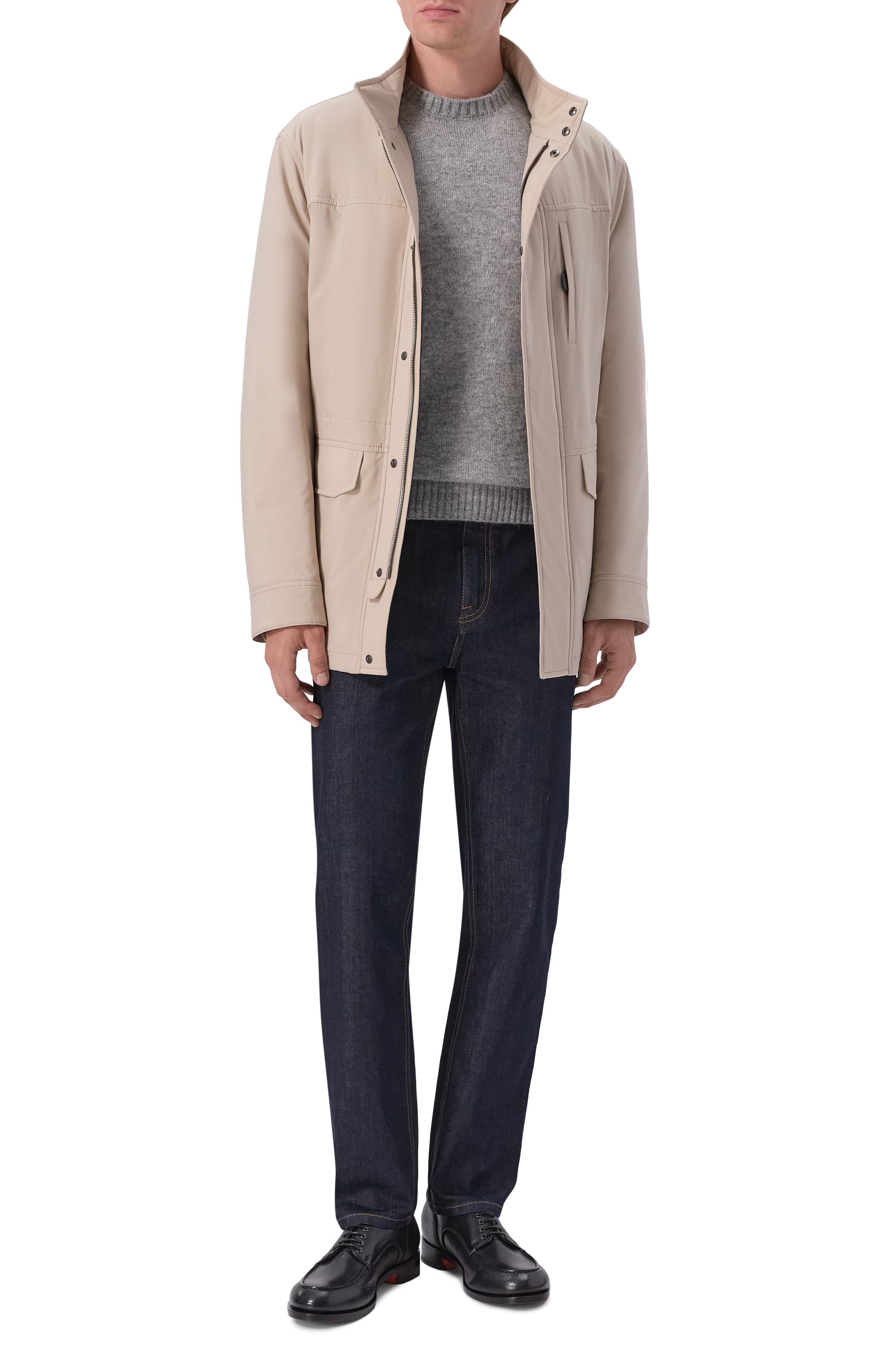 Свитер из шерсти и хлопка CORNELIANI, арт. 28M568/2A25133, фото 2