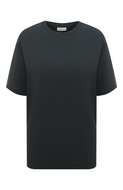 Женская хлопковая футболка DRIES VAN NOTEN, арт. 211-11150-2600