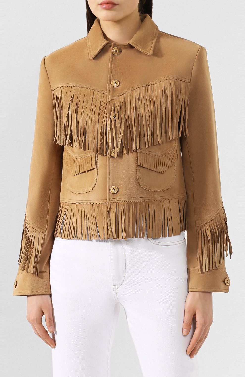 Замшевая куртка POLO RALPH LAUREN, арт. 211753202, фото 3