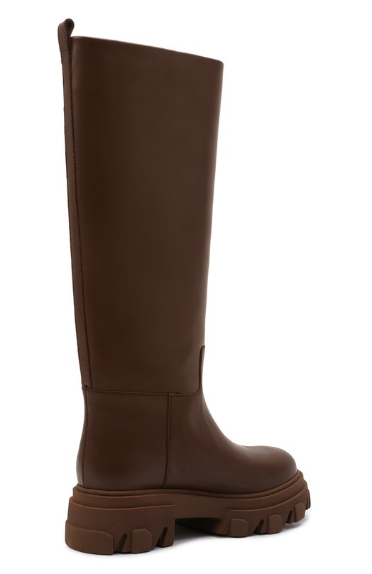 Кожаные сапоги Gia Couture Коричневый, фото 5