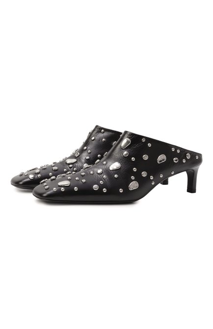 Женские кожаные мюли JIL SANDER, арт. J15WP0141-P7084