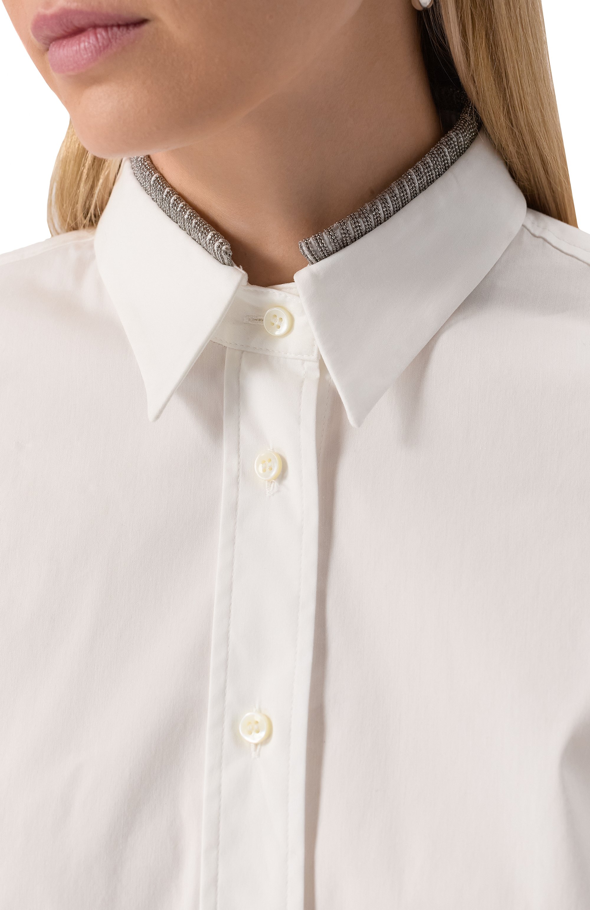 Хлопковая рубашка BRUNELLO CUCINELLI, арт. M0091NQ336, фото 5