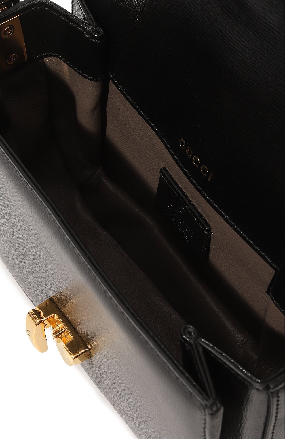 Сумка sylvie 1969 mini GUCCI черного цвета по цене 285120 руб., арт. 615965 1DB0X, фото 5 Сумка sylvie 1969 mini GUCCI, арт. 615965 1DB0X, фото 5