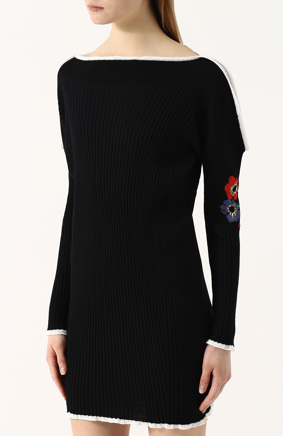 Приталенное шерстяное мини-платье с длинным рукавом SONIA RYKIEL, арт. 19171425-FB, фото 3