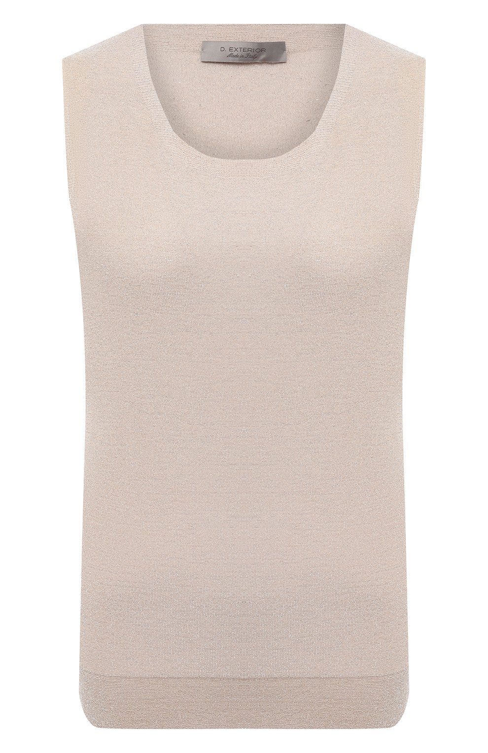 Топ из вискозы D.EXTERIOR бежевого цвета по цене 18200 руб., арт. 52368, фото 1 Топ из вискозы D.EXTERIOR, арт. 52368, фото 1