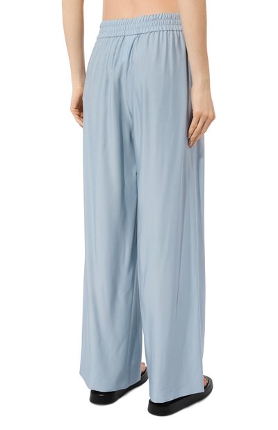 Брюки из вискозы и шелка WINDSOR голубого цвета по цене 48300 руб., арт. 52 DH152H 10014352, фото 4 Брюки из вискозы и шелка WINDSOR, арт. 52 DH152H 10014352, фото 4