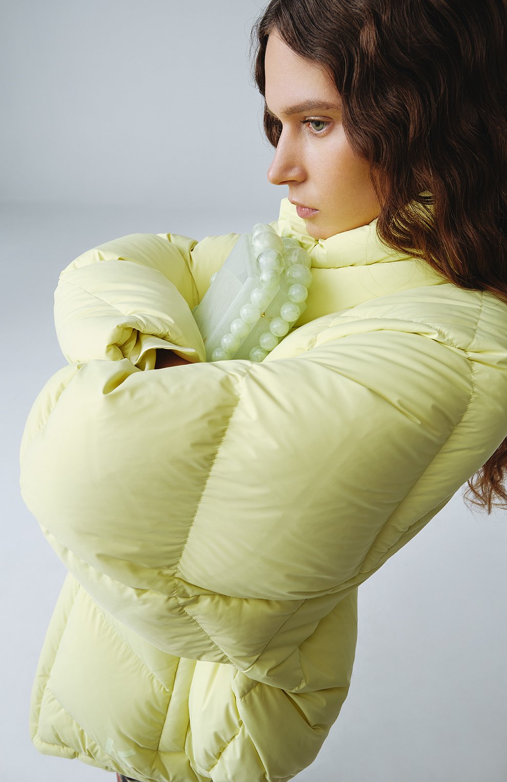 Клатч eos CULT GAIA зеленого цвета по цене 36850 руб., арт. CL1140P7, фото 9 Клатч eos CULT GAIA, арт. CL1140P7, фото 9