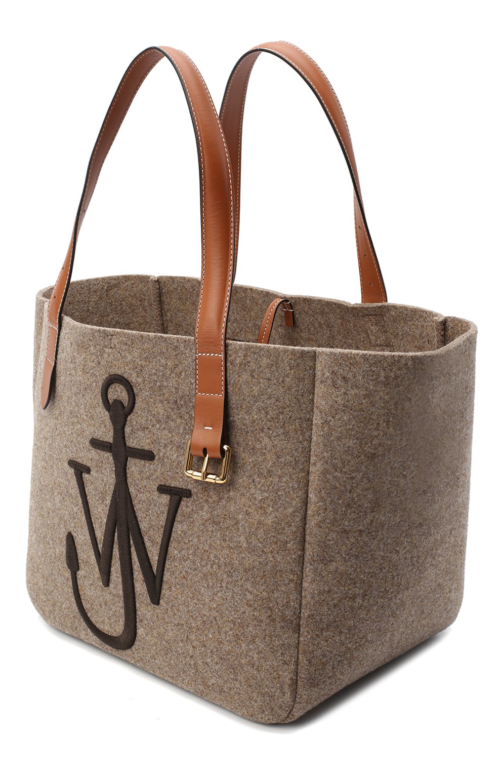 Сумка-тоут belt JW ANDERSON коричневого цвета по цене 66750 руб., арт. HB0243 FA0029, фото 4 Сумка-тоут belt JW ANDERSON, арт. HB0243 FA0029, фото 4