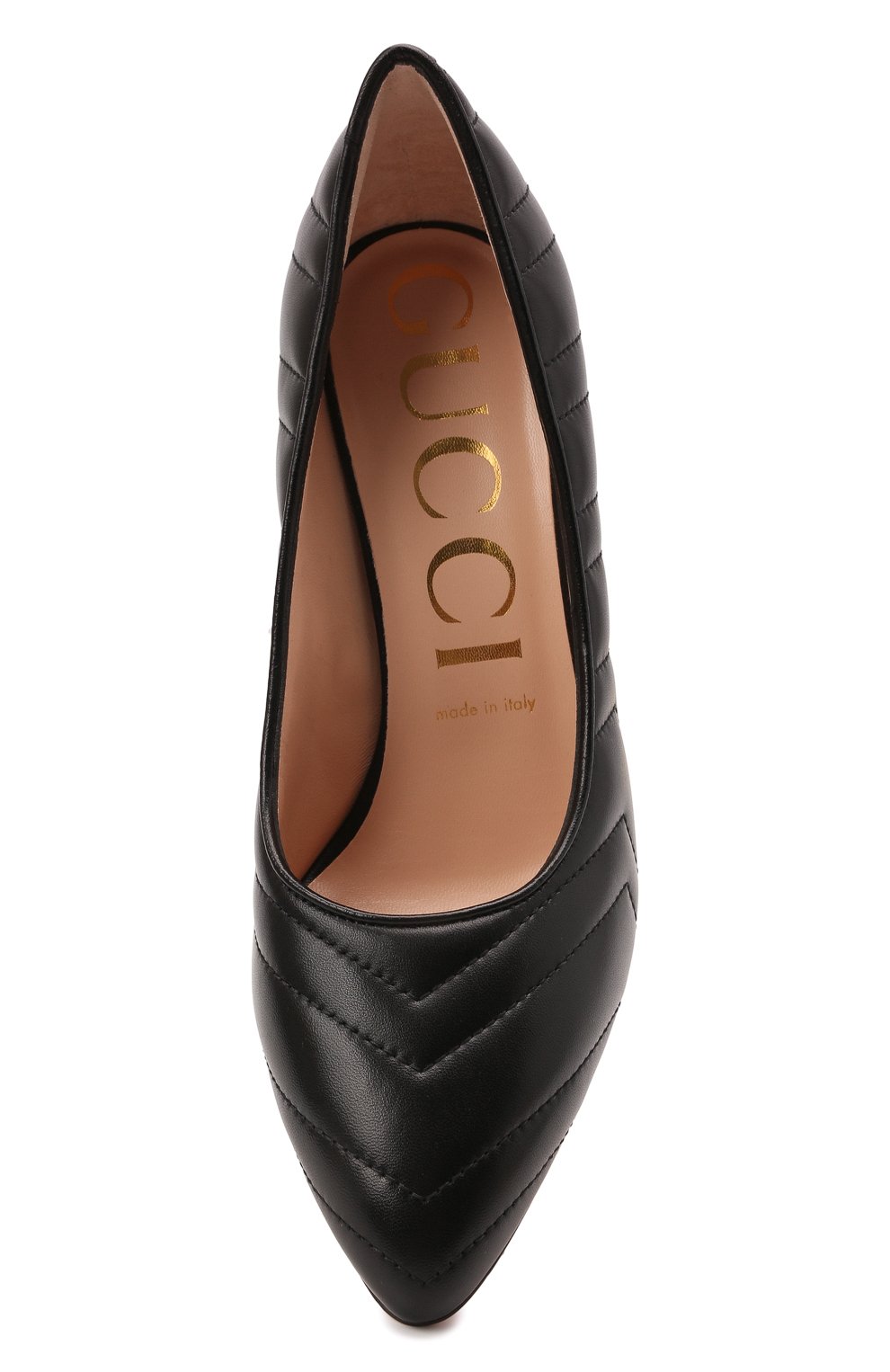 Кожаные туфли GUCCI, арт. 658673/BK000, фото 5