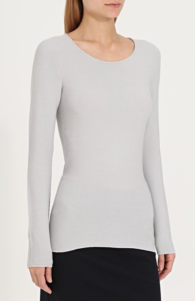 Облегающий пуловер с круглым вырезом GIORGIO ARMANI, арт. 6YAM31/AM05Z, фото 3