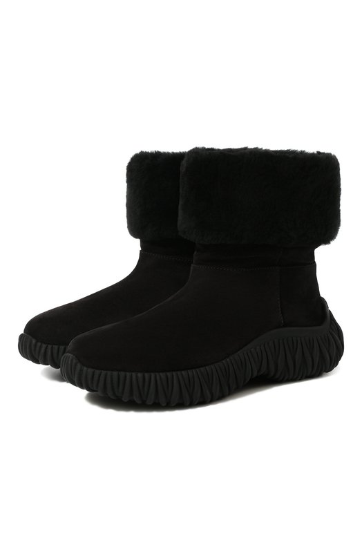 Замшевые сапоги Miu Miu